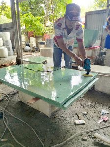 jual top table teraso