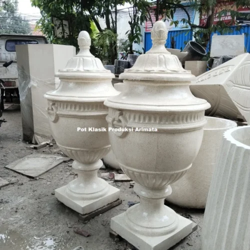 pot klasik bahan teraso