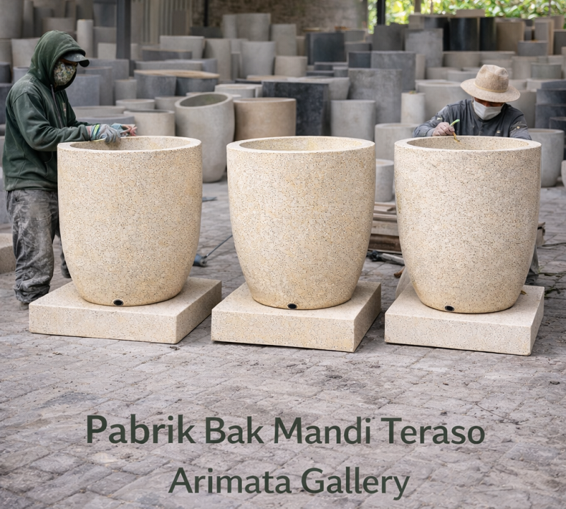 harga bak mandi teraso custome