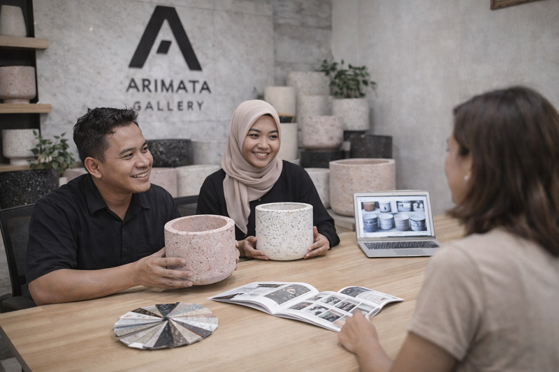 image kantor pemasaran pengrajin pot teraso arimata gallery 
