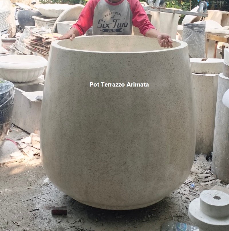 jual pot teraso ukuran besar