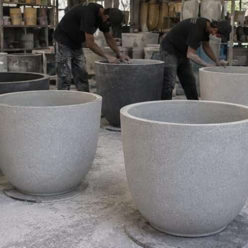 custome model pot fiber