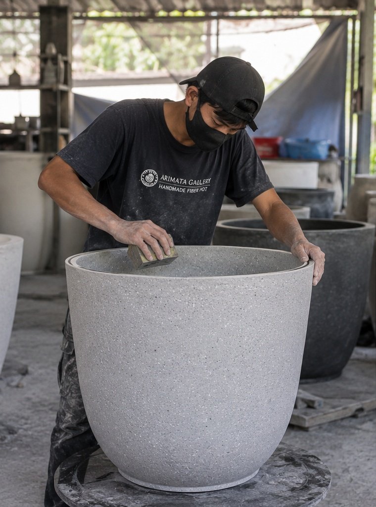 custome pot fiber