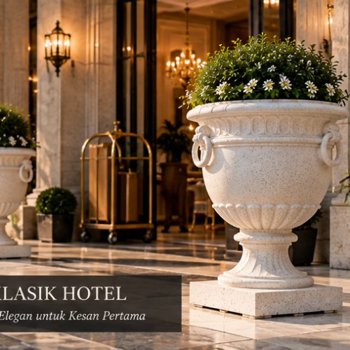 pot klasik teraso untuk hotel