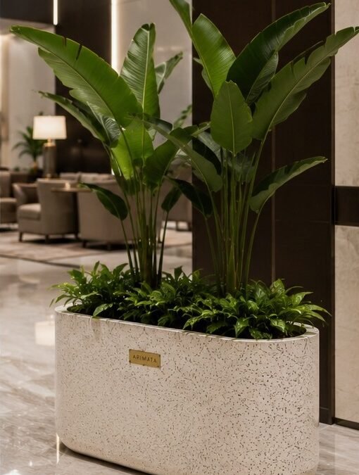 Pot Teraso Untuk Lobby Hotel