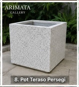 pot teraso persegi