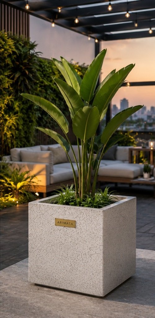 pot teraso untuk di rooftop 