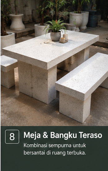 bangku & meja teraso