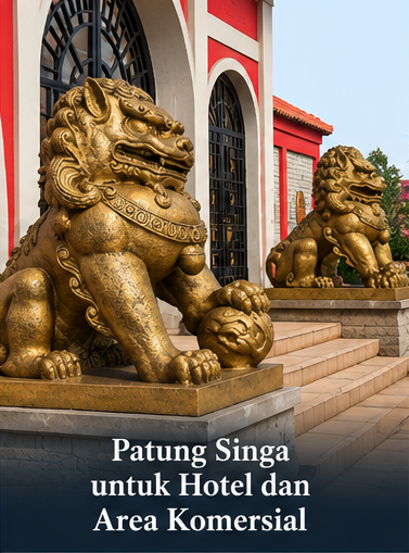 Patung Singa untuk Hotel dan Area Komersial Patung Singa untuk Hotel dan Area Komersial